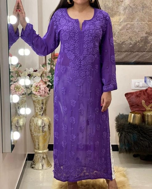 A Modern Ode to Tradition – Viscose Chikankari Kurti