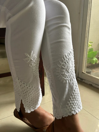 The Ultimate Guide to Styling Chikankari Cigarette Pants: Trendy Outfits for Every Occasion