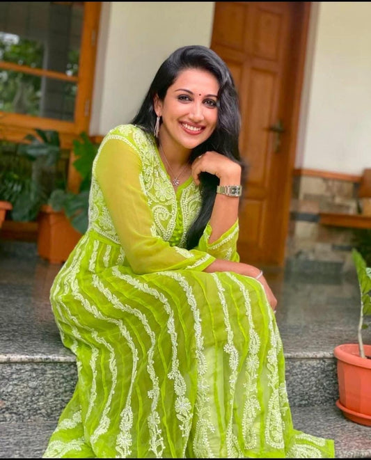 22 kali yog anarkali georgette