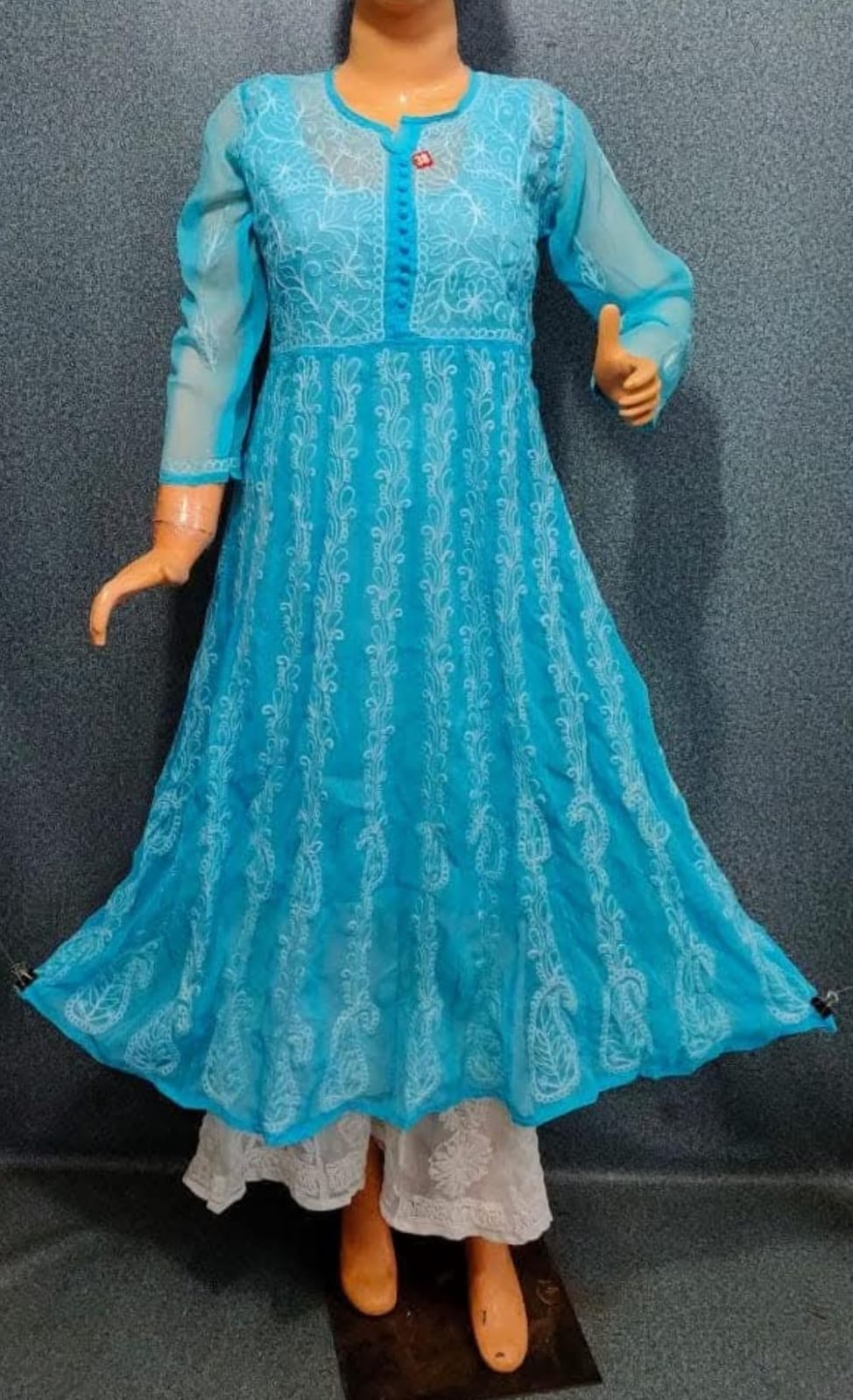 22 kali yog anarkali georgette