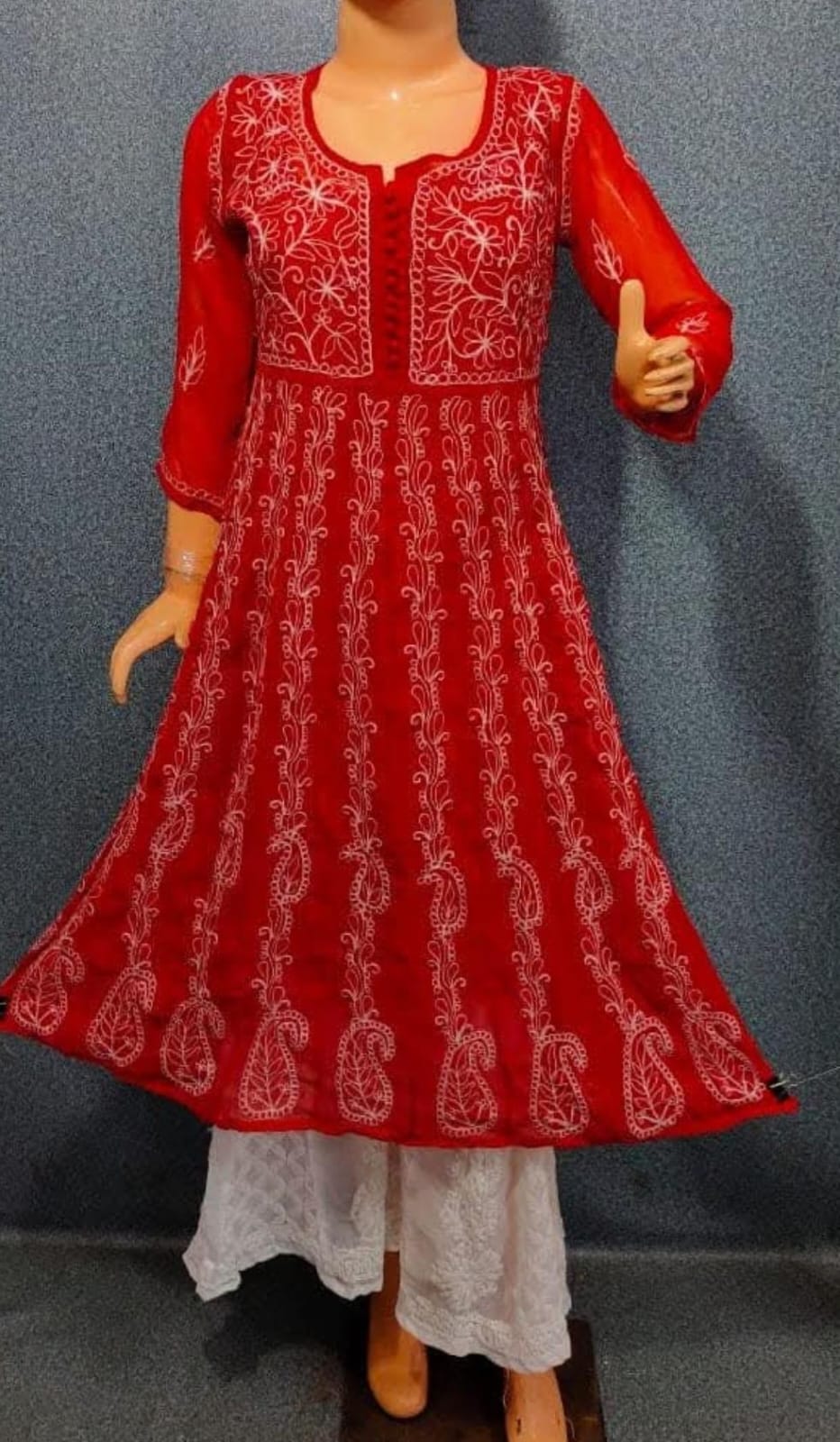 22 kali yog anarkali georgette